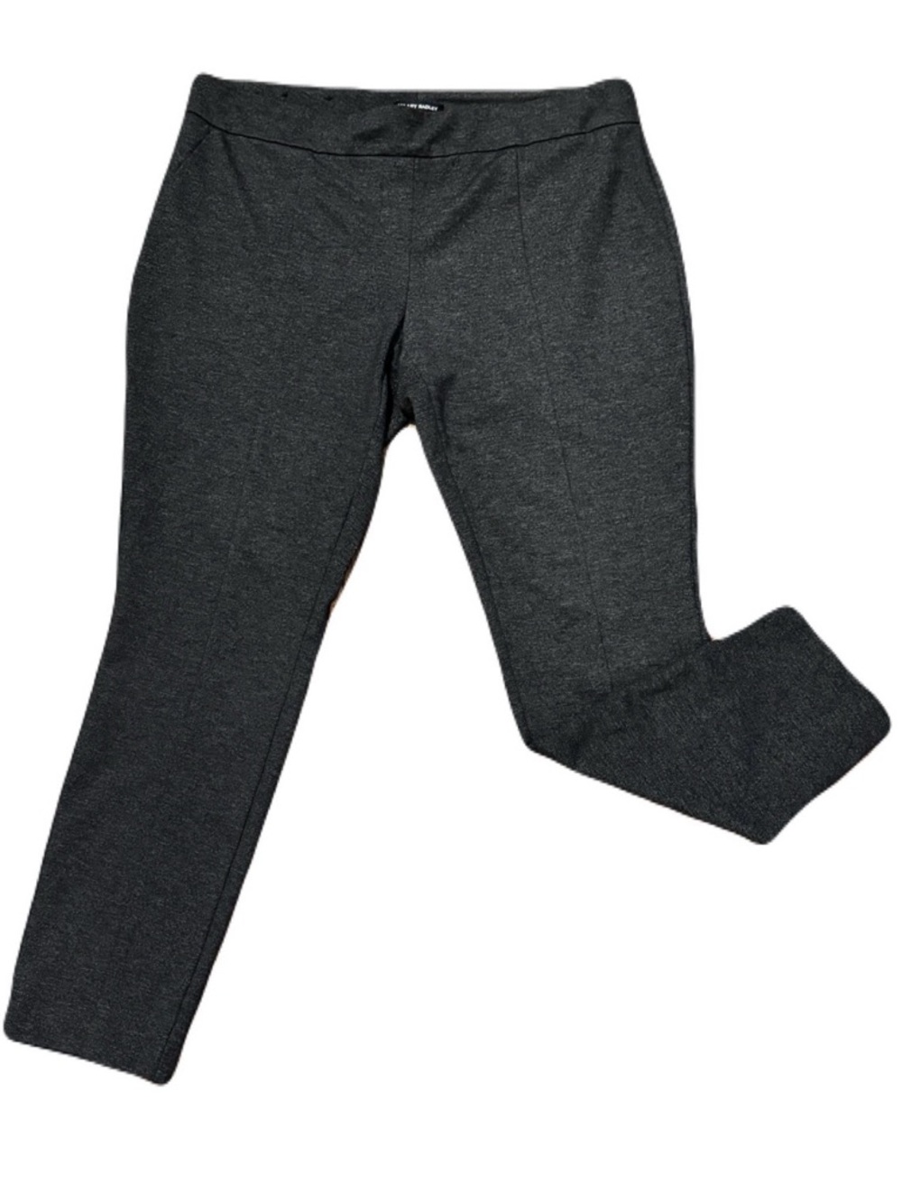 Hilary Radley Charcoal Gray Ponte Stretch Pants